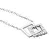 Collier Argent Maysoon Oxydes De Zirconium