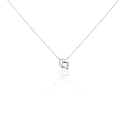 Collier Argent Maysoon Oxydes De Zirconium