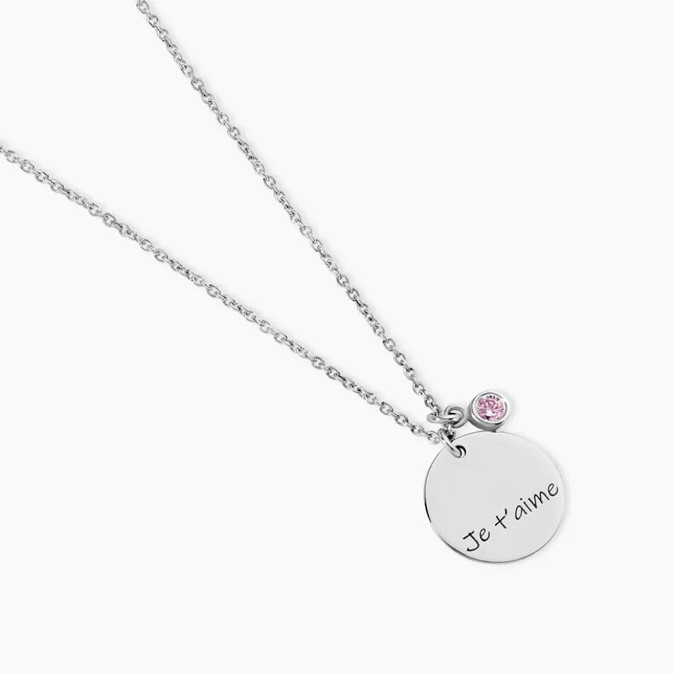 Collier Argent Prew Oxyde De Zirconium