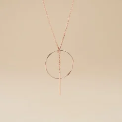 Collier Argent Rose Enissa