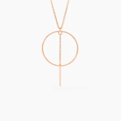 Collier Argent Rose Enissa