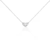 Collier Argent Santiago Oxydes De Zirconium