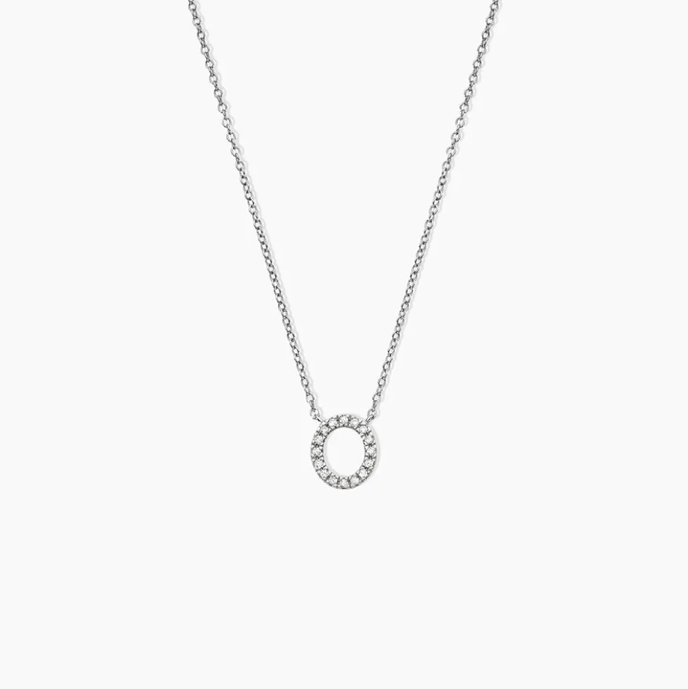 Collier Argent Umbria Oxydes De Zirconium