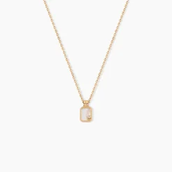 Collier Astria Plaqué Or Jaune Nacre