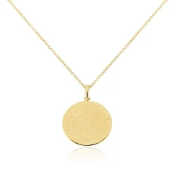 Collier Astro Plaqué Or