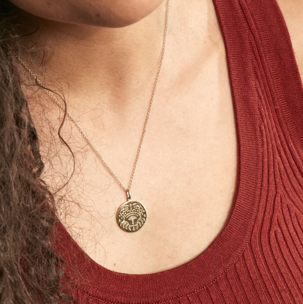 Collier Astro Plaqué Or