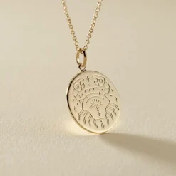 Collier Astro Plaqué Or