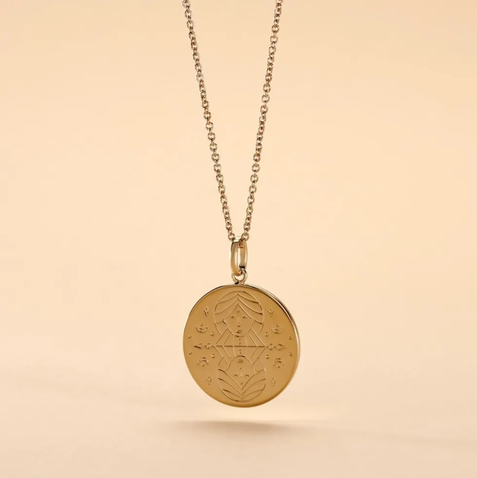 Collier Astro Plaqué Or