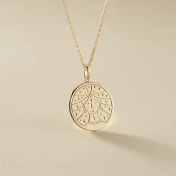 Collier Astro Plaqué Or