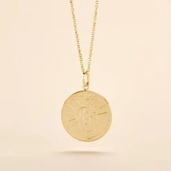 Collier Astro Plaqué Or
