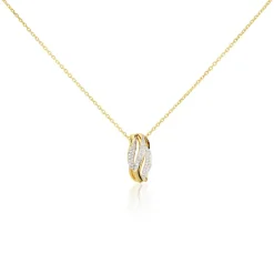 Collier Atlantide Or Jaune Diamant