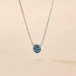 Collier Auxana Argent Blanc Oxyde De Zirconium