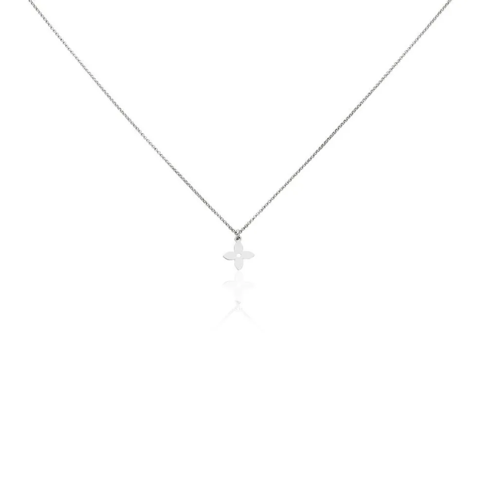 Collier Avra Argent Blanc