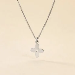 Collier Avra Argent Blanc