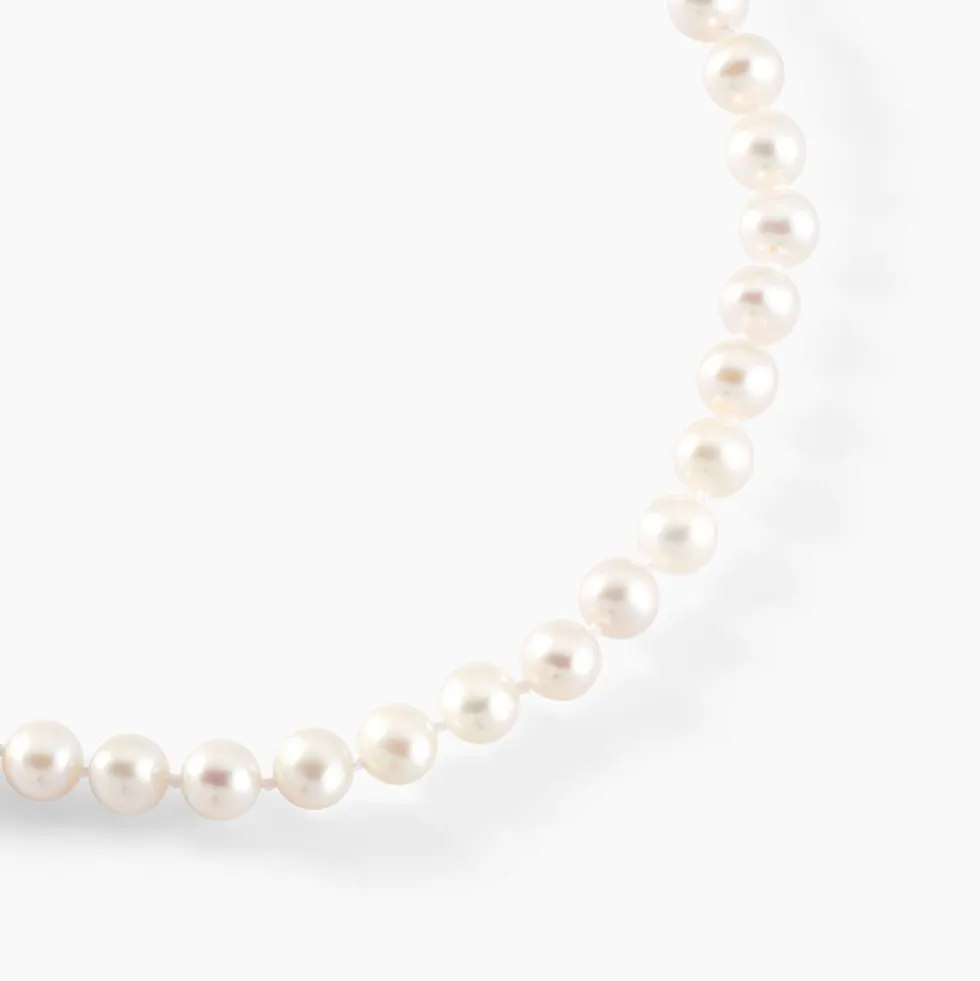 Collier Baroque Or Jaune Perle De Culture