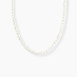 Collier Baroque Or Jaune Perle De Culture