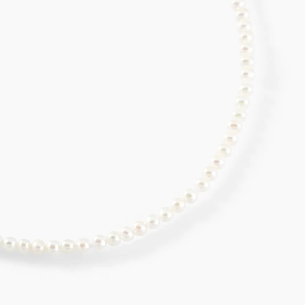 Collier Baroque Or Jaune Perle De Culture