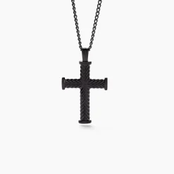 Collier Black Love Acier Bicolore