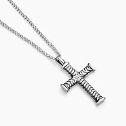 Collier Black Love Acier Bicolore
