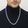 Collier Boss Chain Link Acier Blanc