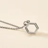 Collier Brielle Argent Blanc