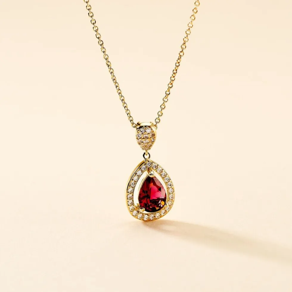 Collier Brigita Or Jaune