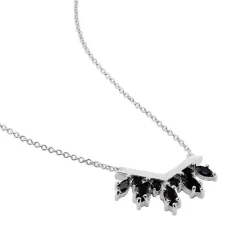 Collier Calixa Argent Blanc Oxyde De Zirconium