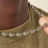 Collier Carrus Argent Blanc