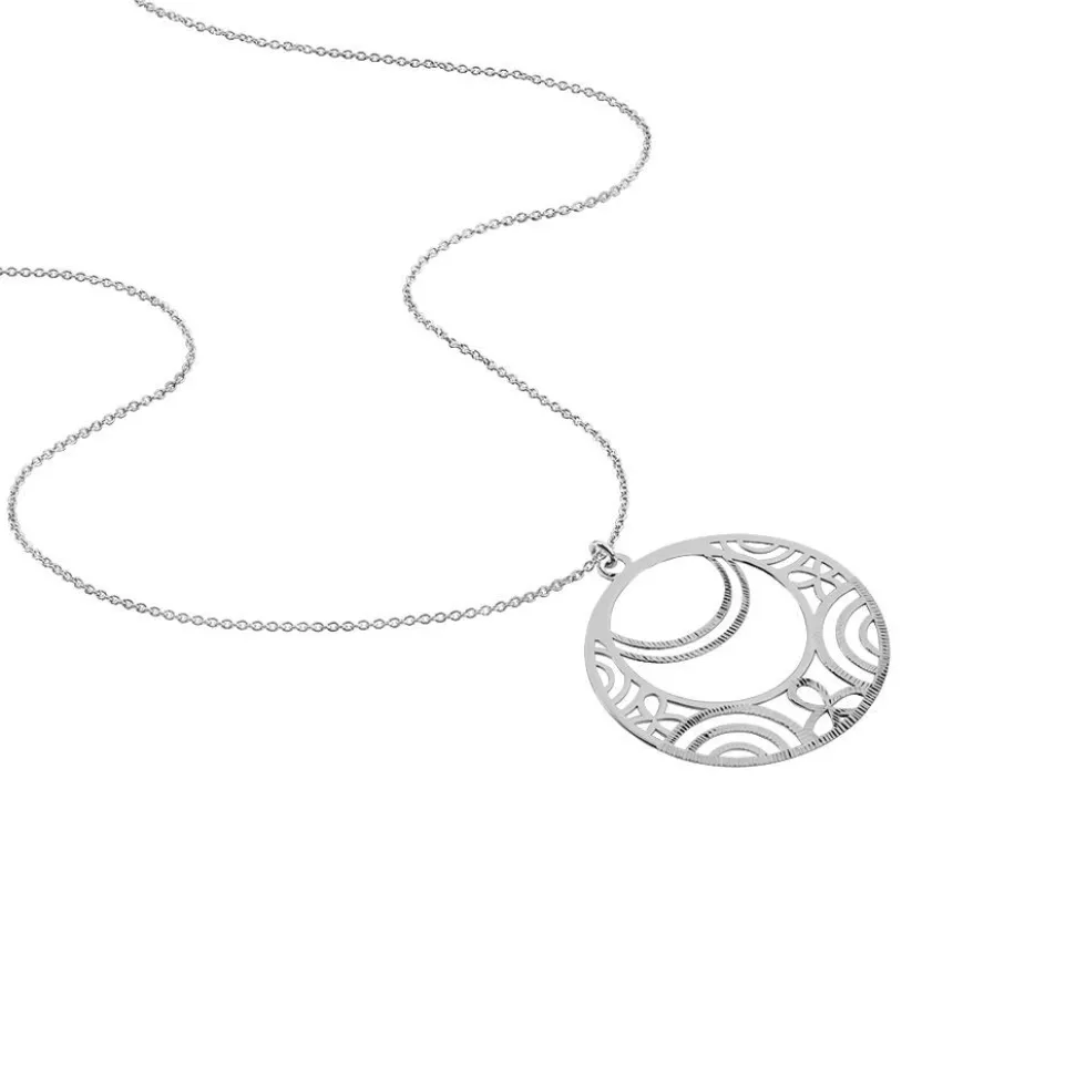 Collier Celtes Argent Blanc