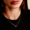 Collier éclat Perlé Plaqué Or Oxyde De Zirconium