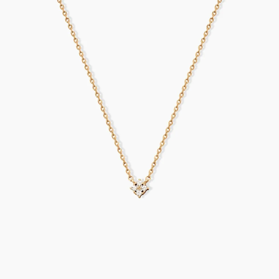 Collier éclat Perlé Plaqué Or Oxyde De Zirconium