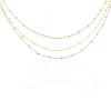 Collier Clorinthe Argent Tricolore