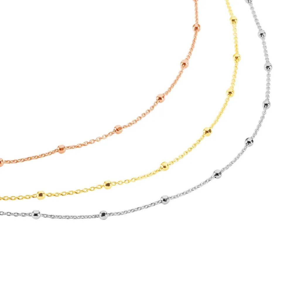 Collier Clorinthe Argent Tricolore