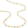 Collier Dami Maille Grain De Cafe Or Tricolore