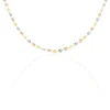 Collier Dami Maille Grain De Cafe Or Tricolore