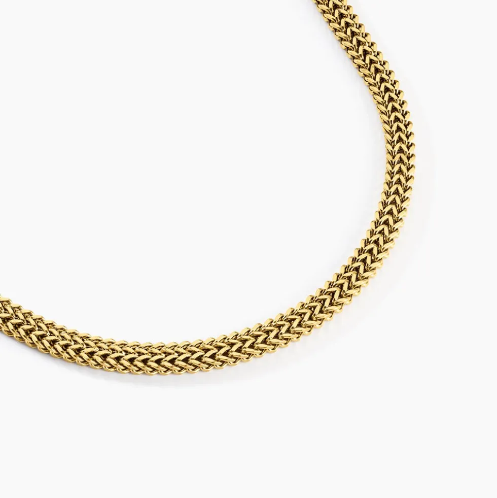 Collier Denia Acier Jaune
