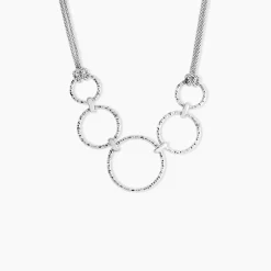 Collier Denia Argent Blanc