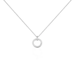 Collier Desirat Argent Blanc Oxyde De Zirconium