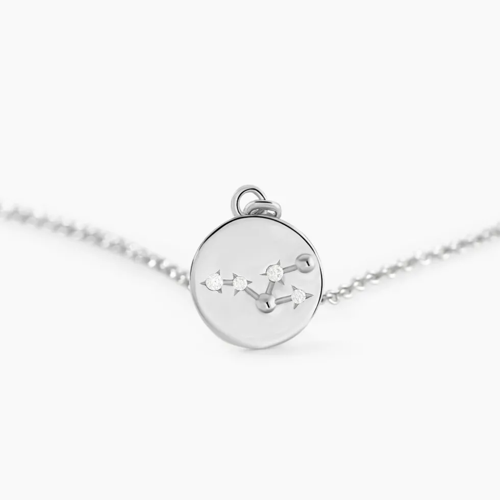 Collier Despina Argent Blanc Oxyde De Zirconium