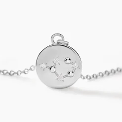 Collier Despina Argent Blanc Oxyde De Zirconium