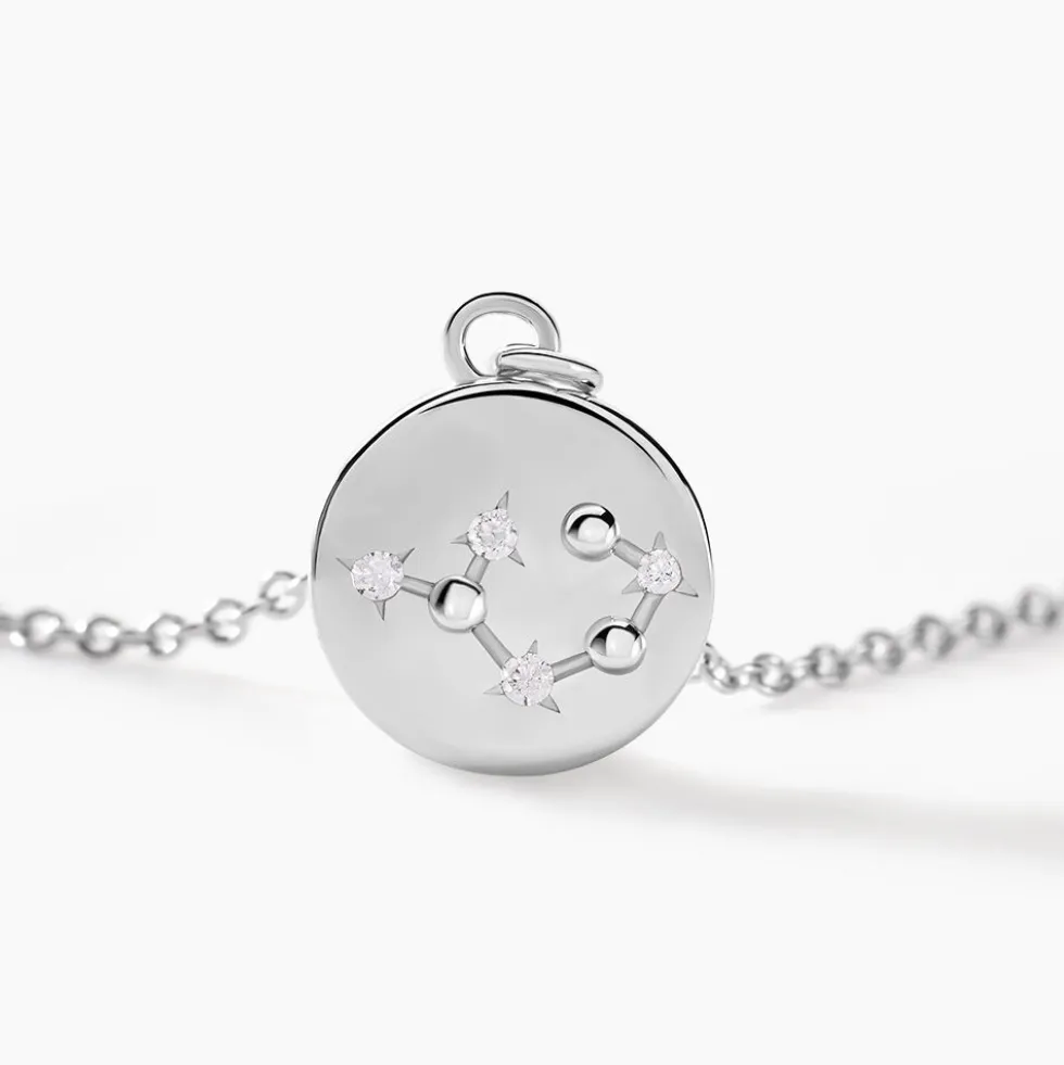 Collier Despina Argent Blanc Oxyde De Zirconium
