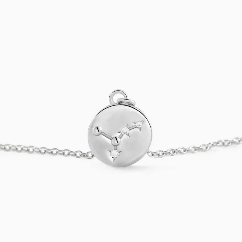 Collier Despina Argent Blanc Oxyde De Zirconium