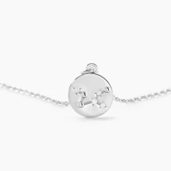 Collier Despina Argent Blanc Oxyde De Zirconium