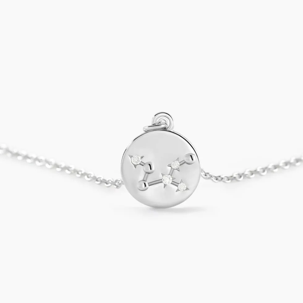 Collier Despina Argent Blanc Oxyde De Zirconium