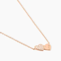 Collier Deven Argent Rose Oxyde De Zirconium