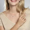 Collier Dita Argent Blanc Oxyde De Zirconium