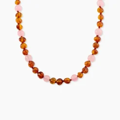Collier Ditte Ambre Quartz