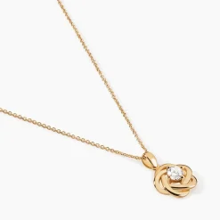 Collier Djanaelle Plaqué Or Jaune Oxyde De Zirconium