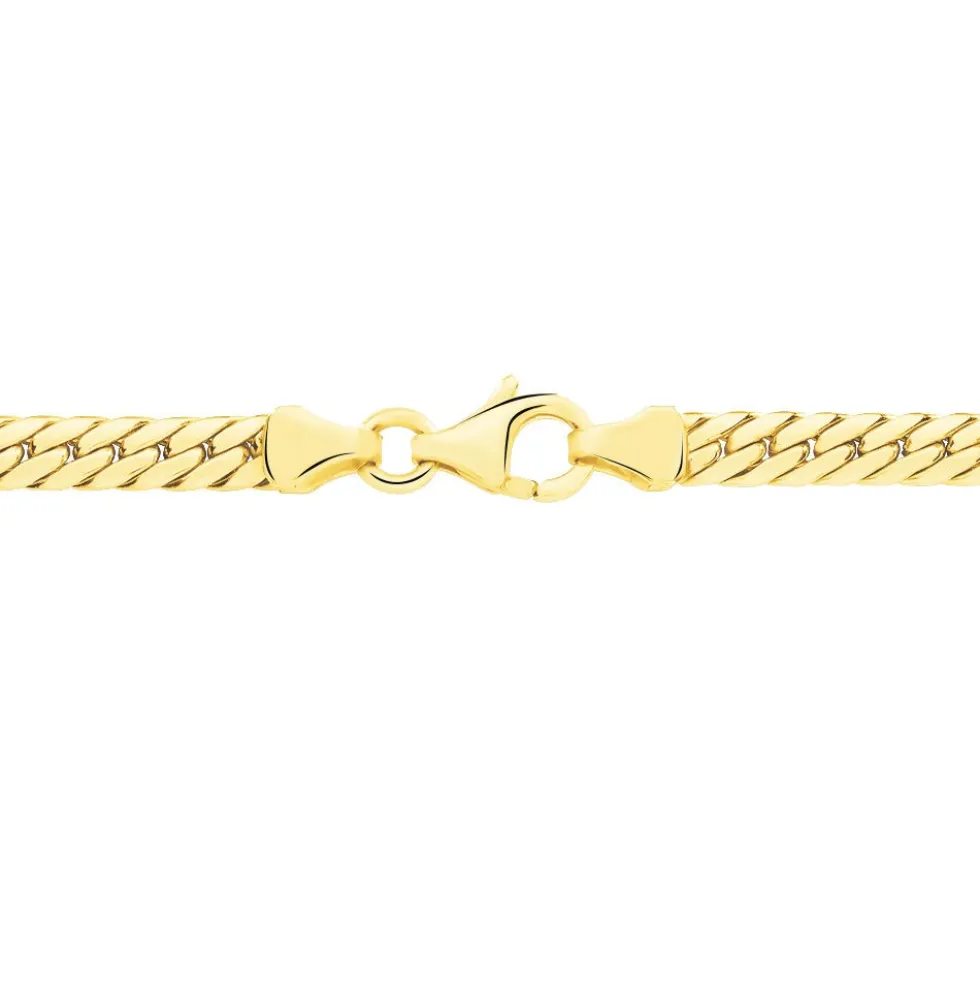 Collier Doline Maille Anglaise Or Jaune