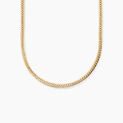 Collier Doline Maille Anglaise Or Jaune